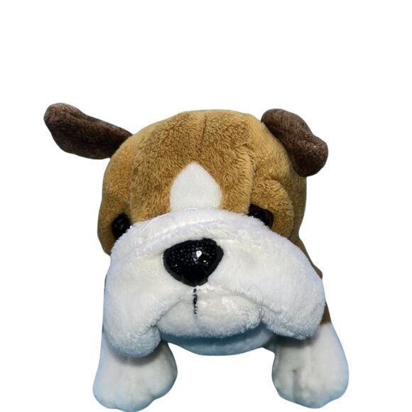 Ganz Webkinz Bulldog Plush Stuffed Animal Toy 8" HM126 No Code Brown Tan - Picture 6 of 6